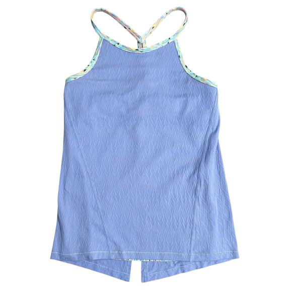 Ivivva lululemon Girls Twist N Tie Racerback Tank Top Active Purple Size 10 - Picture 1 of 8